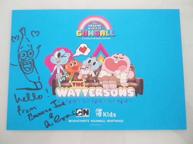 The Amazing World of Gumball Series Director Mic Graves' Autograph